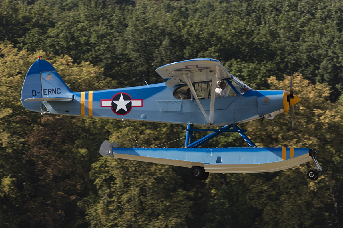 Private, D-ERNC, Piper, PA-18-150 Super Cub, 09.09.2016, EDST, Hahnweide, Germany 


