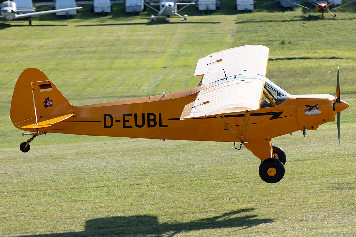 Private, D-EUBL, Piper, PA-18-135 Super Cub, 13.09.2019, EDST, Hahnweide, Germany




