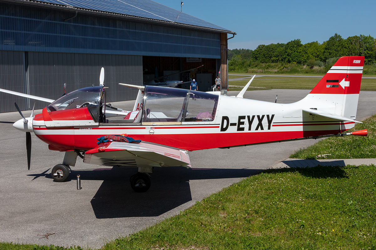 Private, D-EYXY, Robin, DR-400/180R Remorqueur, 01.06.2021, Ohlstadt, Germany