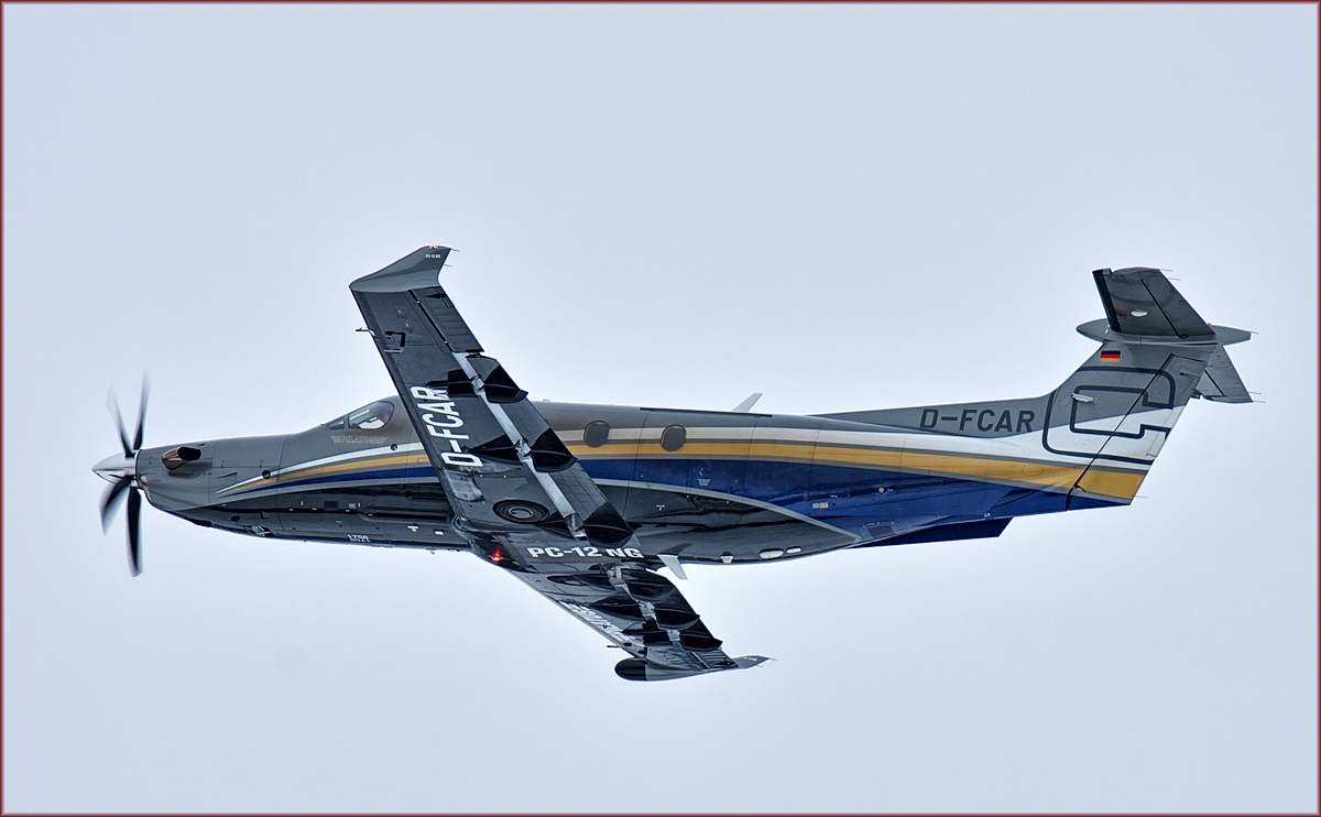 Private D-FCAR; Pilatus PC-12NG; Maribor MBX; 13.2.2018