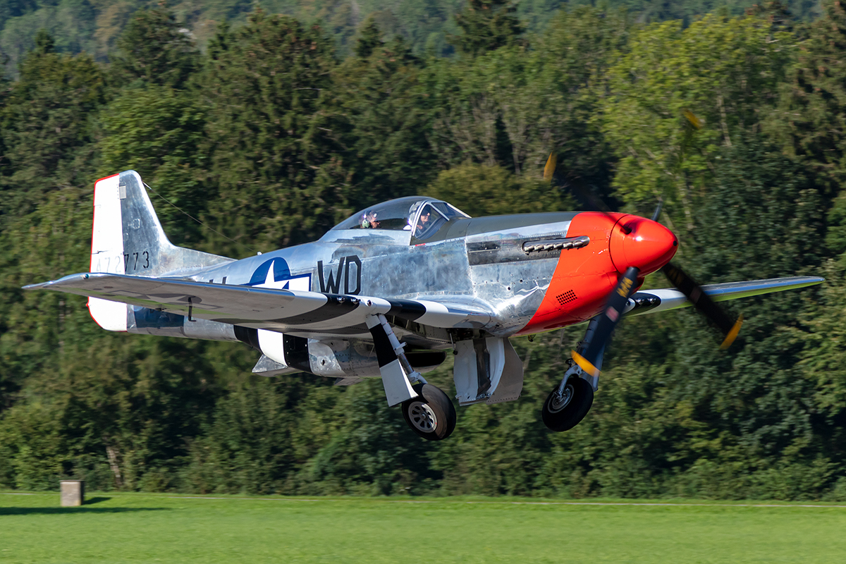 Private, D-FPSI, North-American, P-51D Mustang, 05.09.2021, LSMF, Mollis, Switzerland