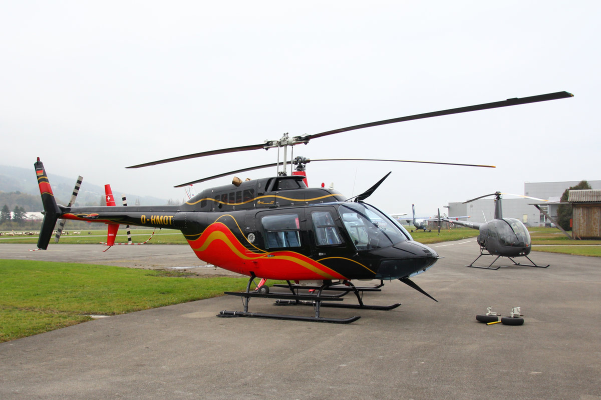 Private, D-HMOT, Bell 206 B-3, 14.November 2016, ACH Altenrhein, Switzerland.