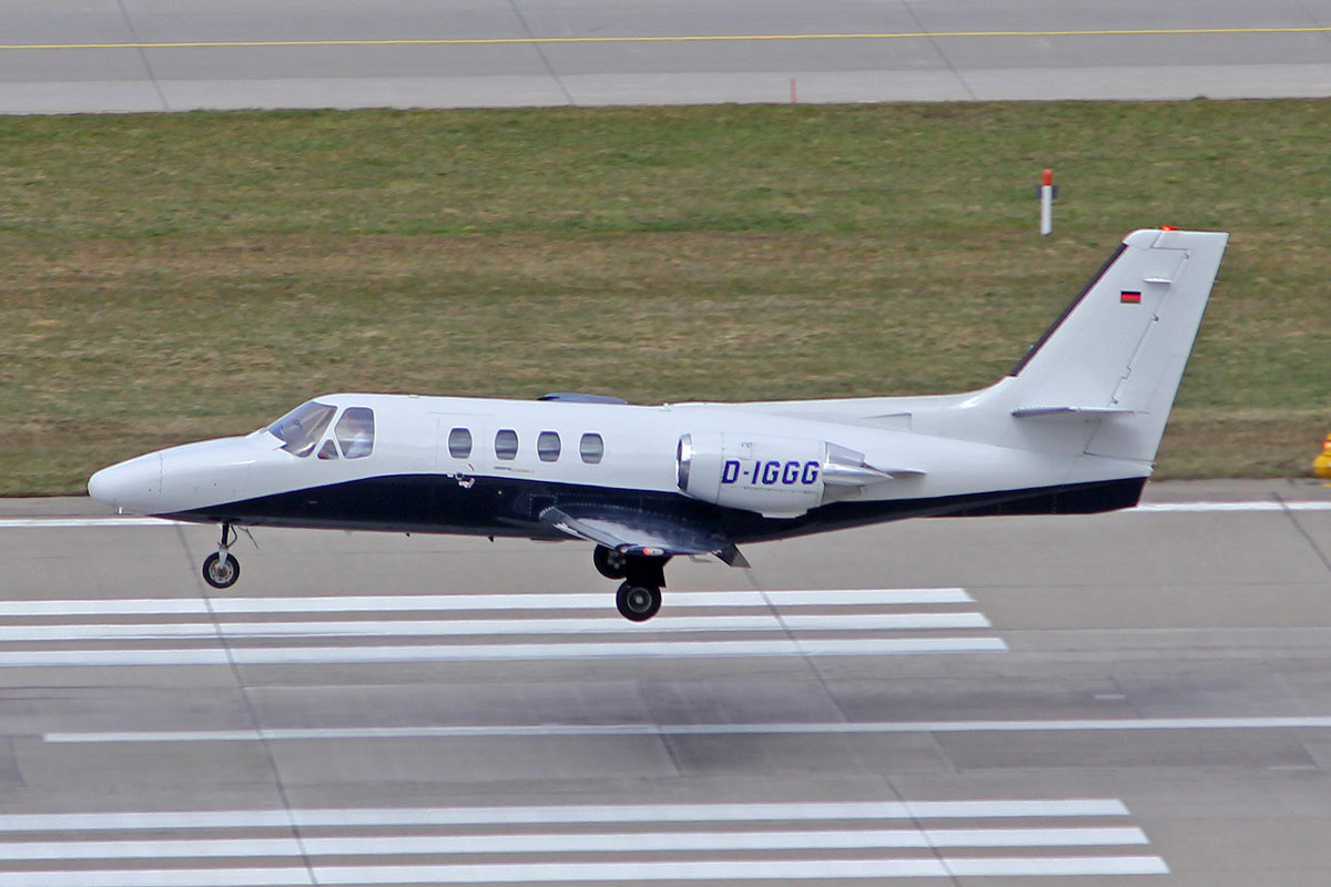 Private, D-IGGG, Cessna 501 I/SP, msn: 501-0163/539, 16.März 2021, ZRH Zürich, Switzerland.