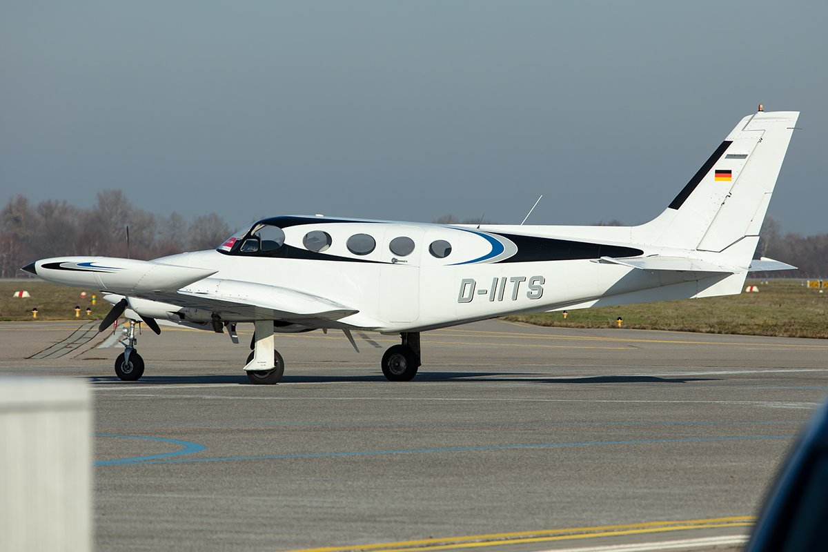 Private, D-IITS, Cessna, 340, 04.12.2019, FKB, Karlsruhe, Germany


