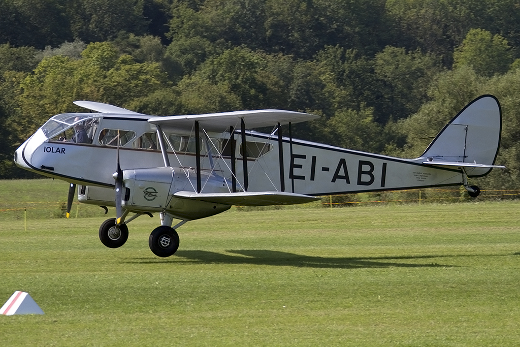 Private, EI-ABI, deHavilland, DH-84 Dragon, 06.09.2013, EDST, Hahnweide, Germany 





