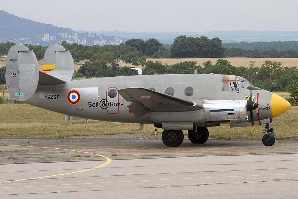 Private, F-AZGE, Dassault, MD-311 Flamant, 14.07.2014, LFSO, Nancy-Ochey, France





