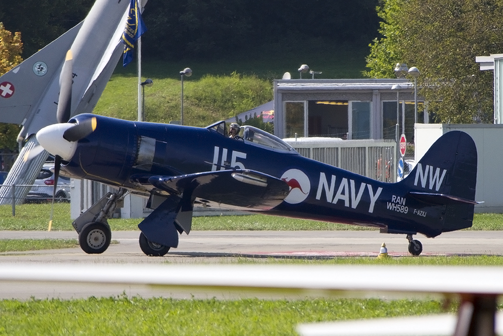 Private, F-AZXJ, Hawker, Sea Fury FB-10, 05.09.2014, LSMP, Payerne, Switzerland 



