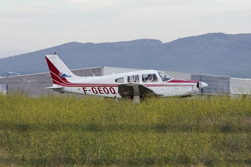 Private, F-GEOQ, Piper, PA-28R 201 Arrow III, 15.09.09.2015, PGF, Perpignan, France