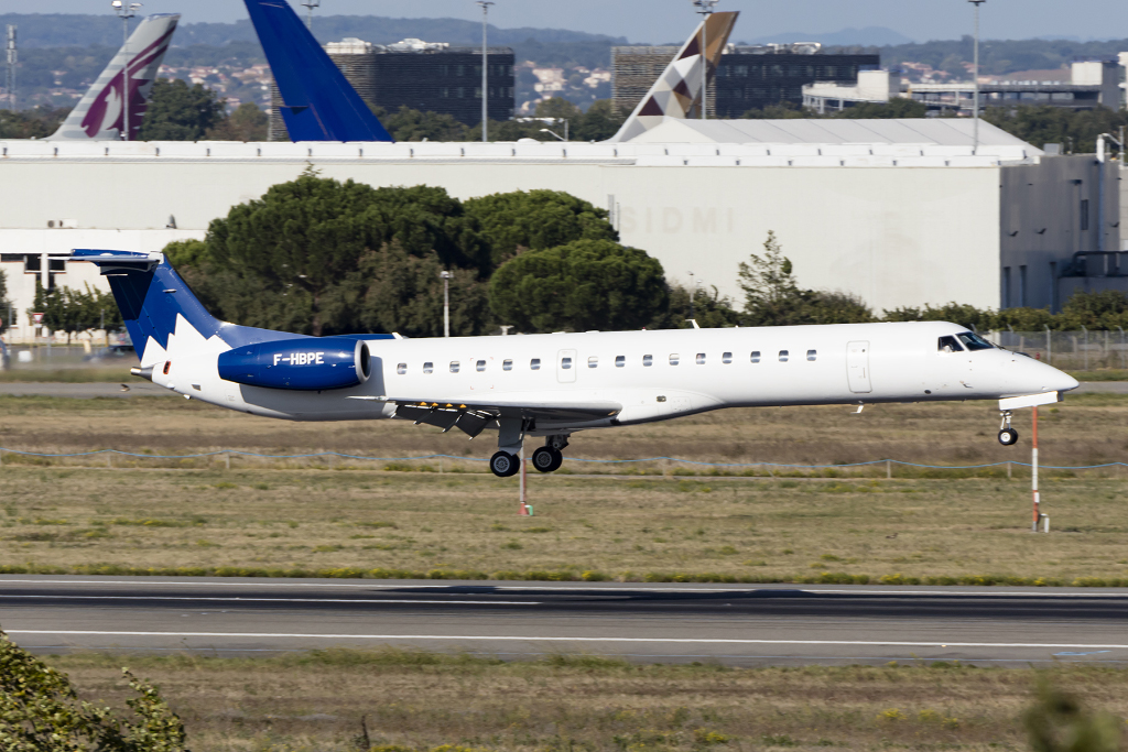 Private, F-HBPE, Embraer, ERJ-145LR, 29.09.2015, TLS, Toulouse, France 



