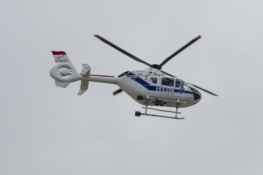 Private, F-HLCC, Eurocopter, EC-135T2, 17.09.2015, TLS, Toulouse, France 



