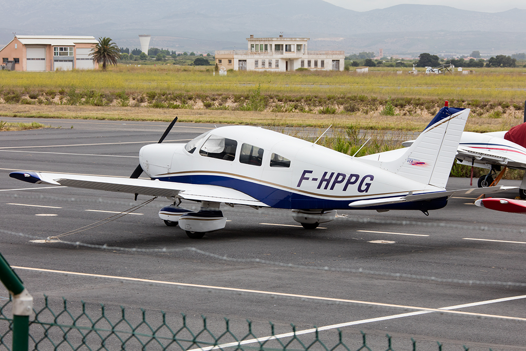 Private, F-HPPG, Piper, PA-28-161 Warrior II, 15.09.2015, PGF, Perpignan, France 



