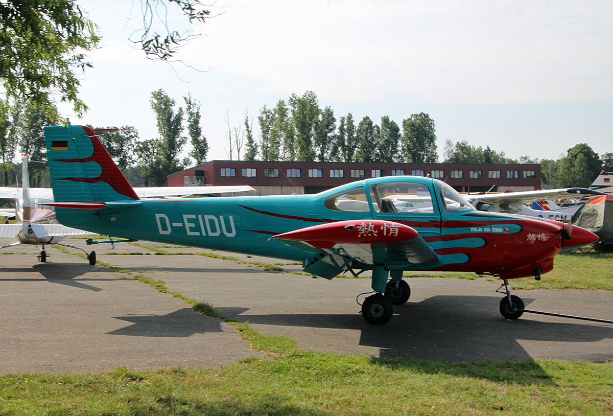 Private Fuji FA-200-180 Aero Subaro, D-EIDU, Flugplatz Bienenfarm, 01.07.2023
