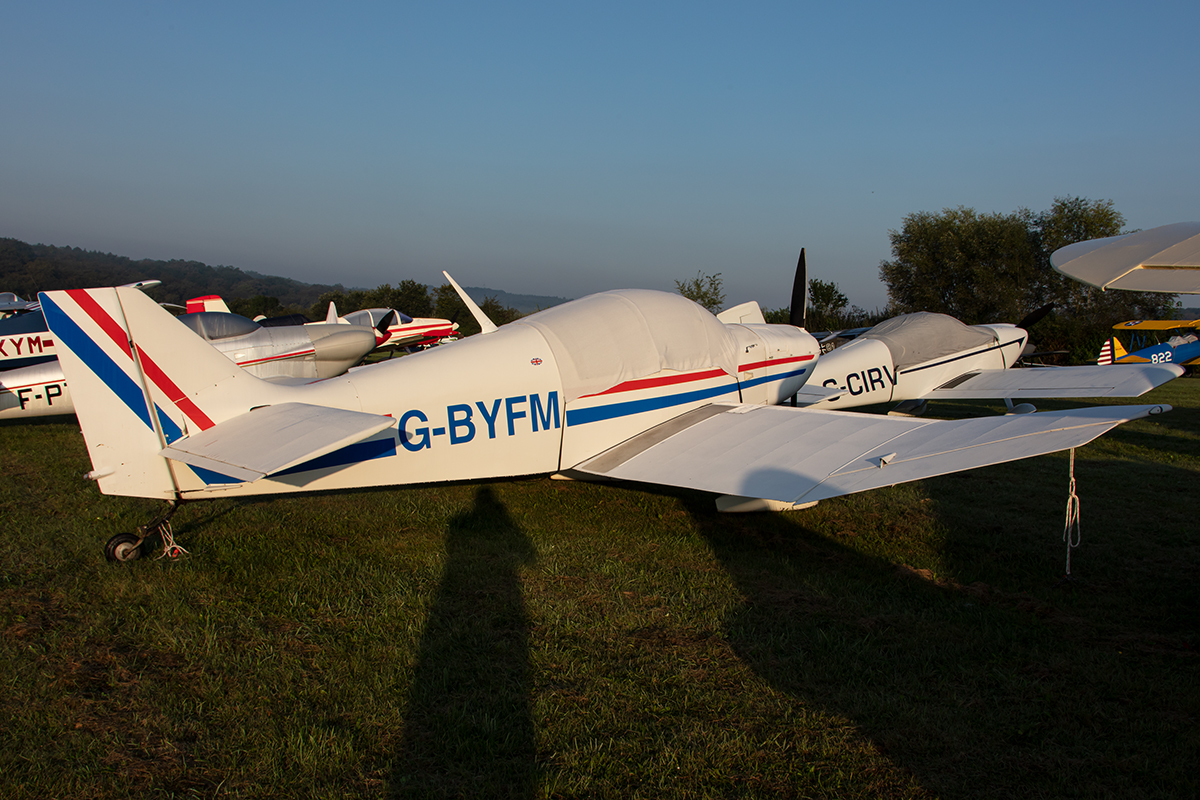 Private, G-BYFM, Jodel, DR-1050 M1, 15.09.2019, EDST, Hahnweide, Germany


