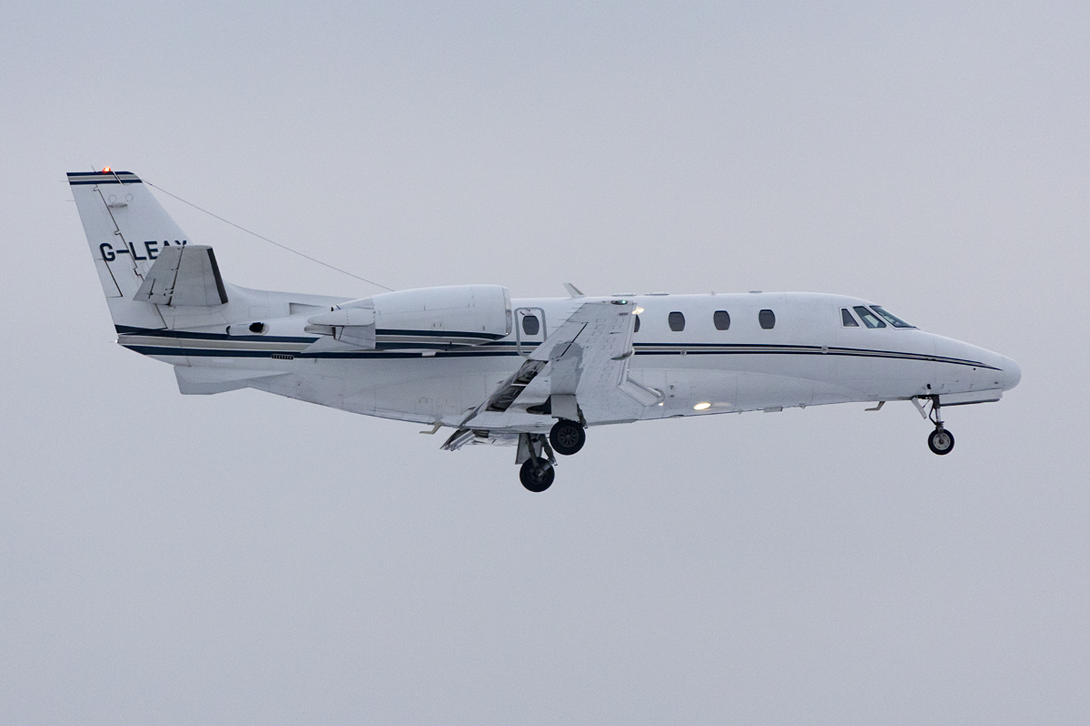 Private, G-LEAX, Cessna, 560XL Citation XLS, 18.01.2017, ZRH, Zürich, Switzerland 




