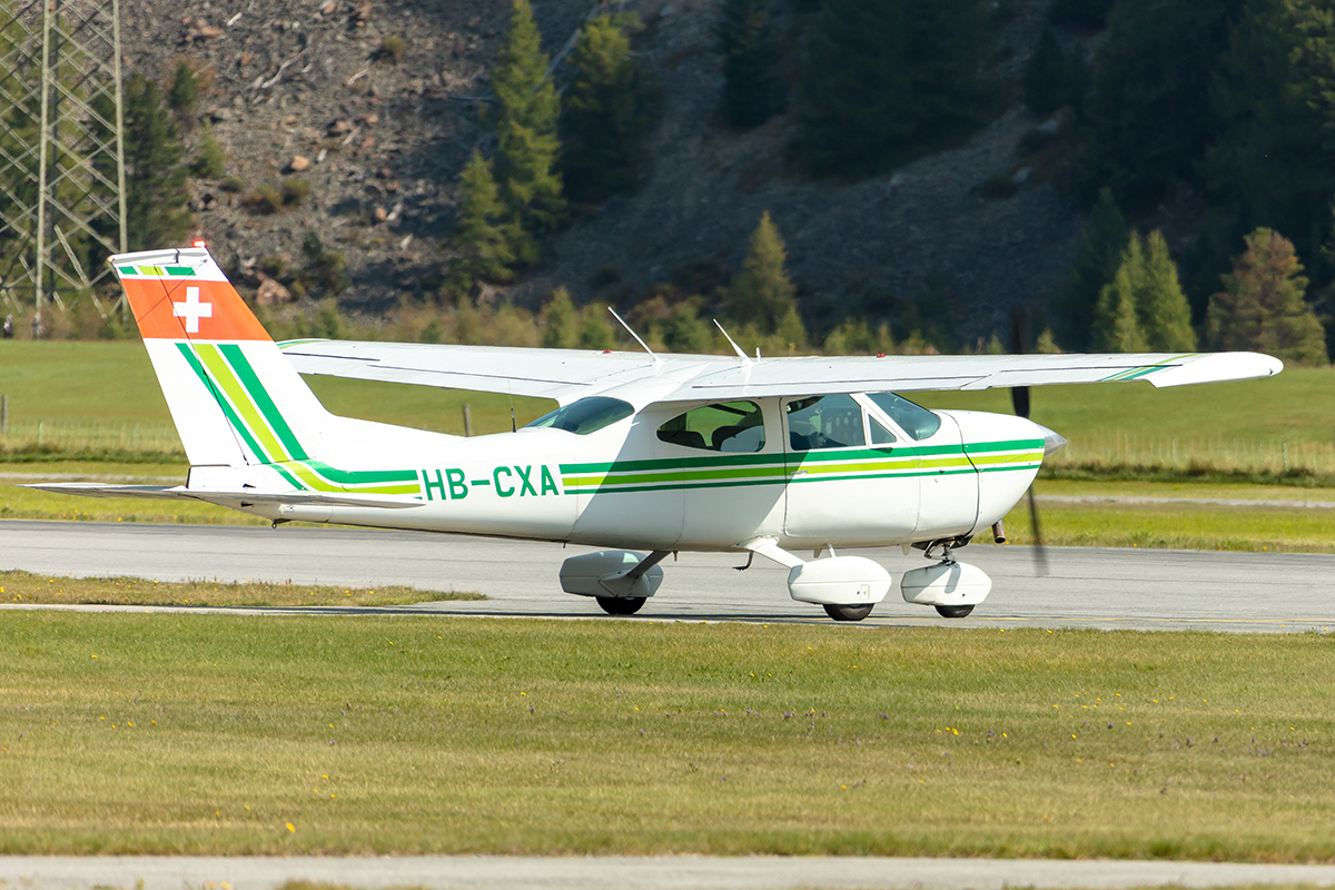 Private, HB-CXA, Cessna, 177B Cardinal, 13.09.2020, SMV, Samedan, Switzerland
