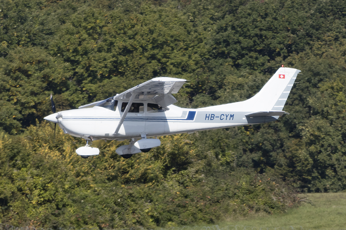 Private, HB-CYM, Cessna, 182S Skylane, 24.09.2017, GVA, Geneve, Switzerland 



