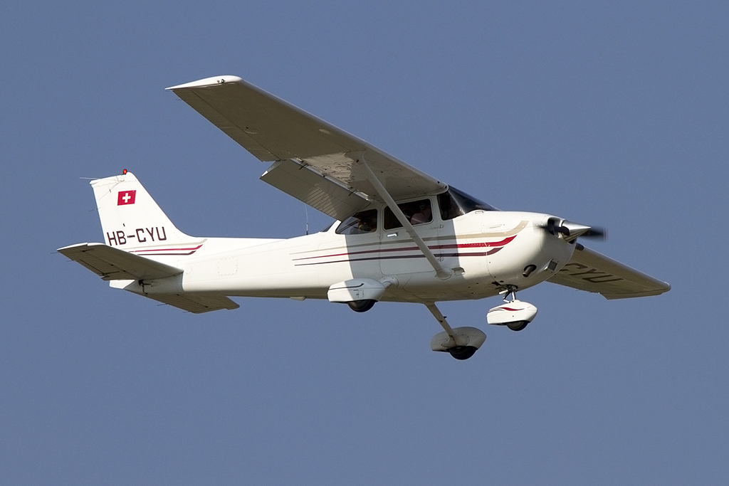 Private, HB-CYU, Cessna, 172SP, 30.08.2013, BSL, Basel, Switzerland 


