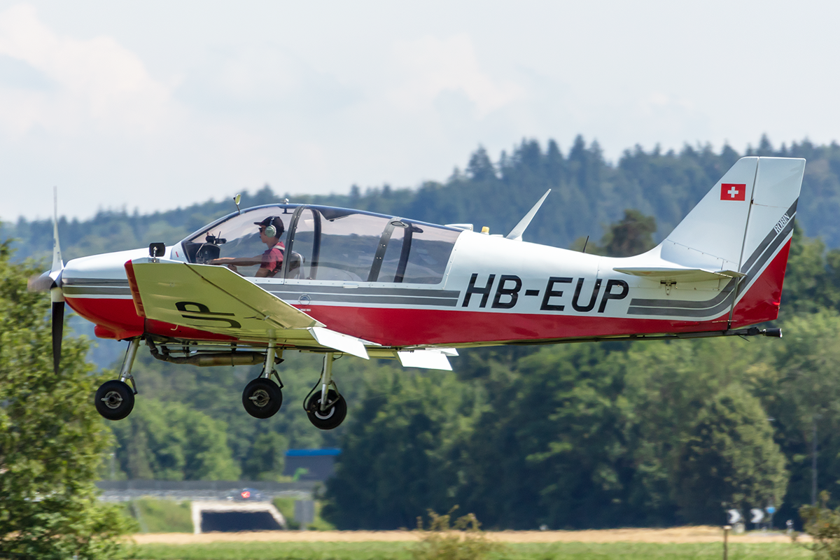 Private, HB-EUP, Robin, DR-400-180R Remorqueur, 26.06.2021, LSZT, Birrfeld, Switzerland