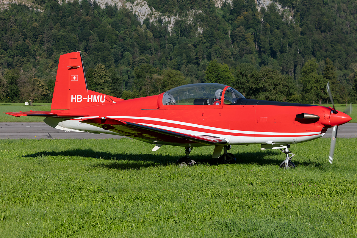 Private, HB-HMU, Pilatus, PC-7, 05.09.2021, LSMF, Mollis, Switzerland
