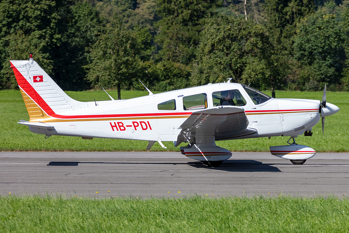 Private, HB-PDI, Piper, PA-28-181 Archer II, 05.09.2021, LSMF, Mollis, Switzerland