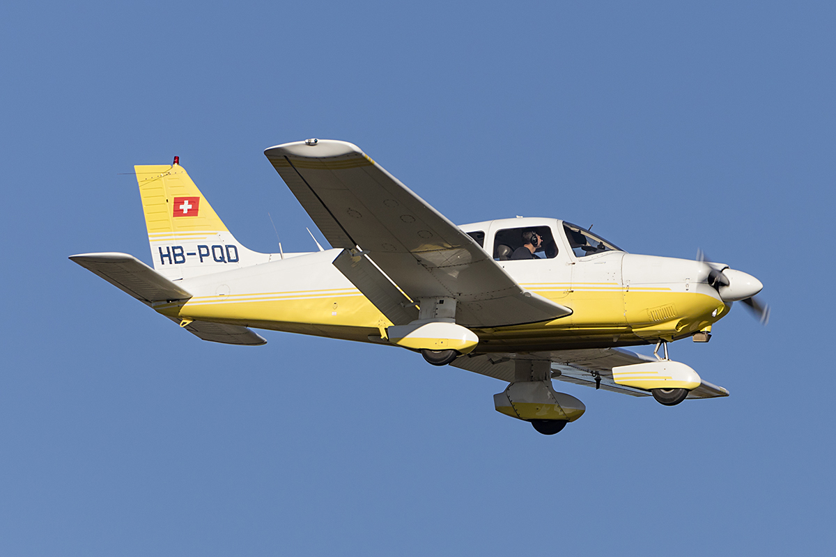 Private, HB-PQD, Piper, PA28-181 Archer II, 31.10.2017, BSL, Basel, Switzerland 



