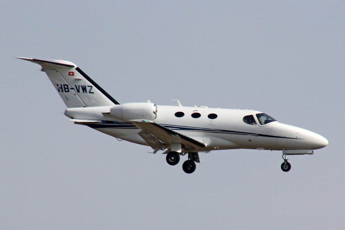 Private, HB-VWZ, Cessna 510 Mustang, 15.März 2017, ZRH Zürich, Switzerland.