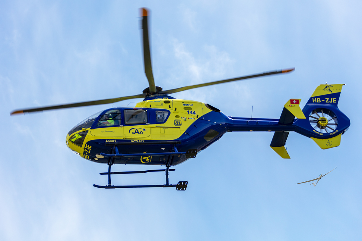 Private, HB-ZJE, Eurocopter, EC-135 P1, 26.06.2021, LSZT, Birrfeld, Switzerland