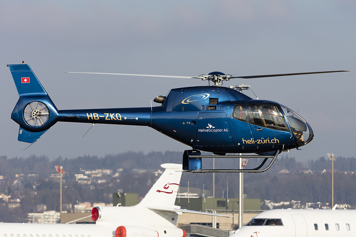 Private, HB-ZKQ, Eurocopter, EC120B Colibri, 19.01.2019, ZRH, Zürich, Switzerland 




