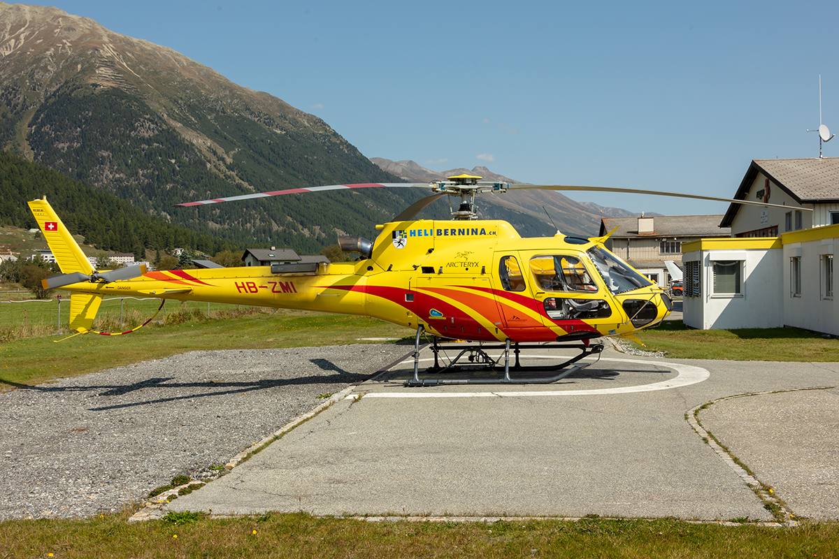 Private, HB-ZMI, Eurocopter, AS-350B3, 13.09.2020, SMV, Samedan, Switzerland