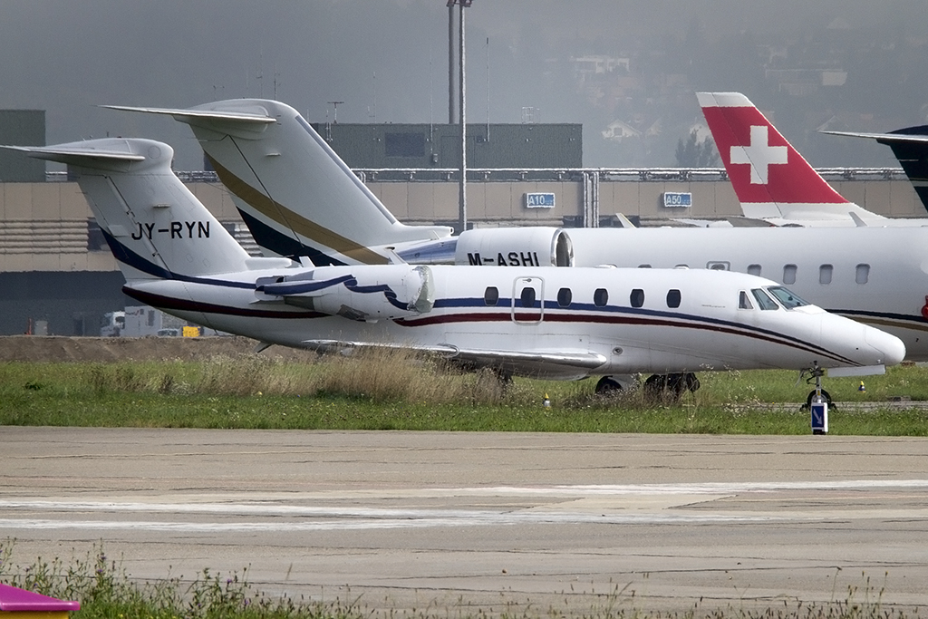 Private, JY-RYN, Cessna, 560 Citation VII, 22.09.2013, ZRH, Zrich, Switzerland 

