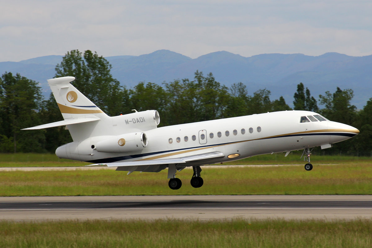 Private, M-DADI, Dassault Falcon 900DX, 18.Mai 2016, BSL Basel, Switzerland.