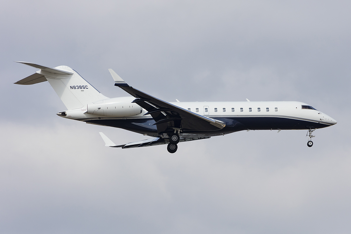 Private, M838SC, Bombardier, BD-700-1A10 Global Express, 24.03.2018, FRA, Frankfurt, Germany



