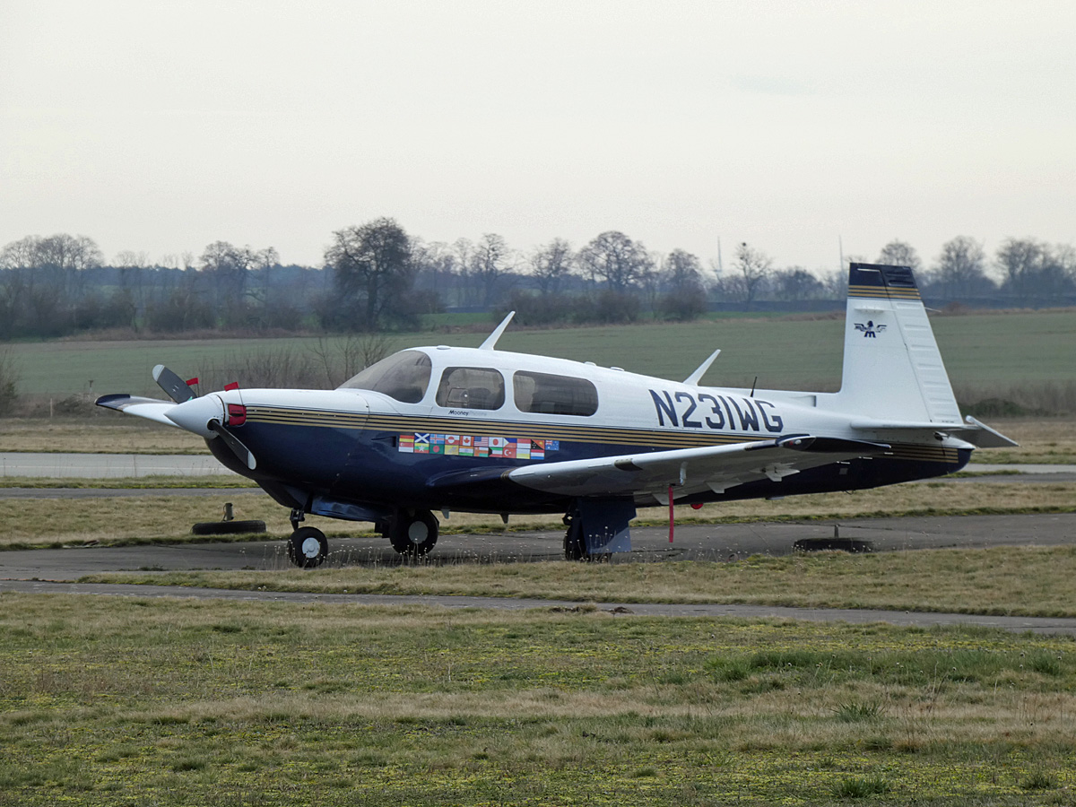 Private Mooney MK-20K-231, N231WG, Flugplatz Strausberg, 25.02.2024