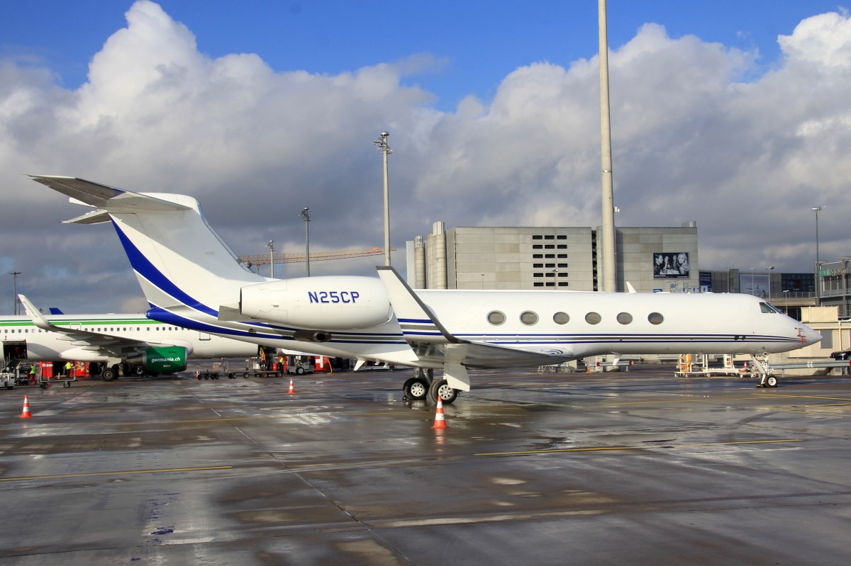 Private, N25CP, Gulfstream V, 23.Januar 2016, ZRH Zürich, Switzerland.