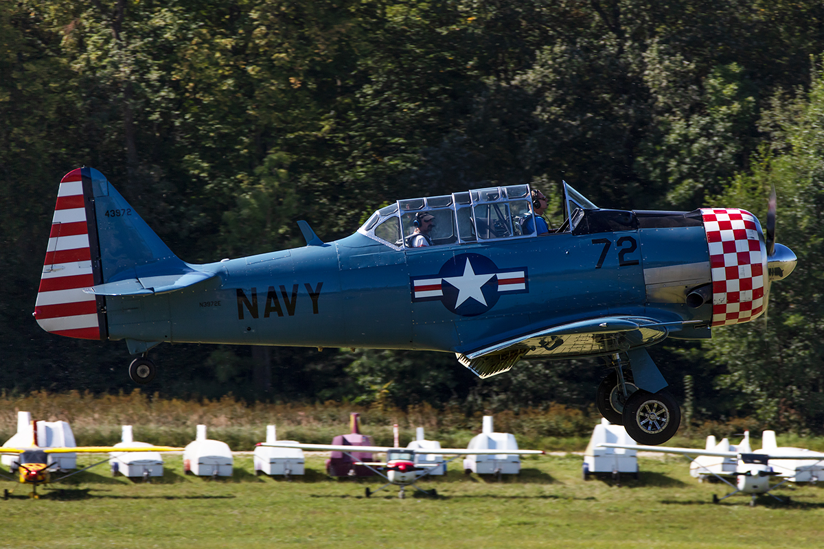 Private, N3972E, North-American, SNJ-5 Texan, 13.09.2019, EDST, Hahnweide, Germany





