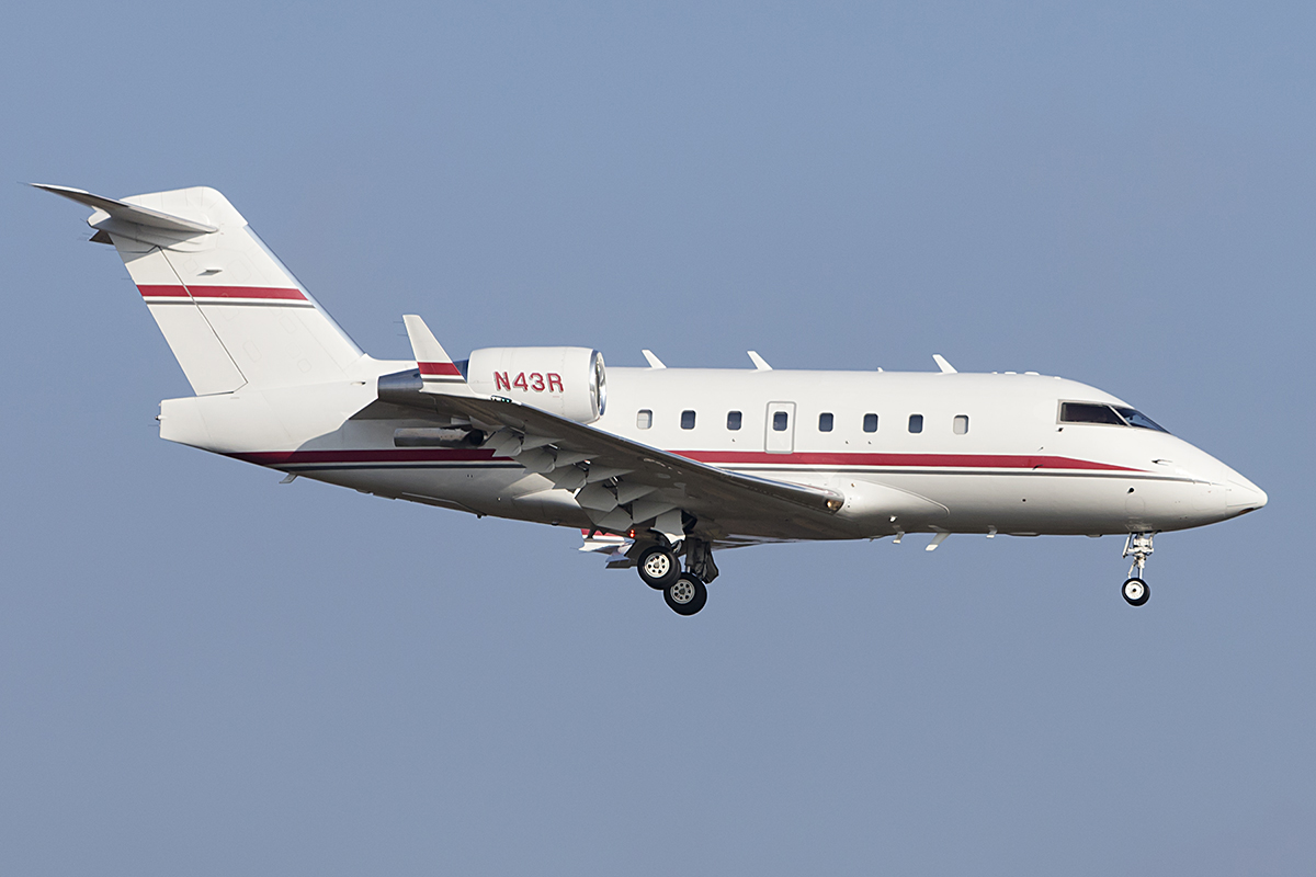 Private, N43R, Canadair,CL-600-2B16 Challenger 604, 19.01.2019, ZRH, Zürich, Switzerland 



