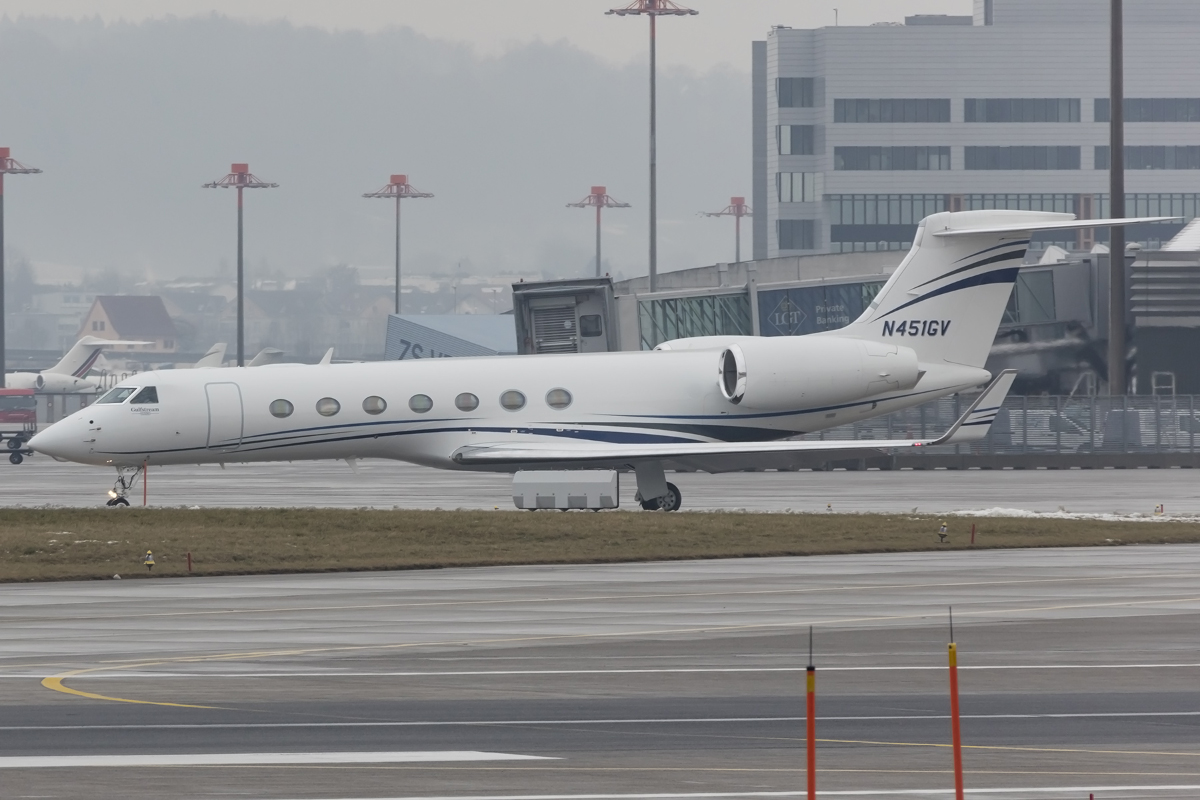 Private, N451GV, Gulfstream, G-550, 23.01.2016, ZRH, Zürich, Switzerland




