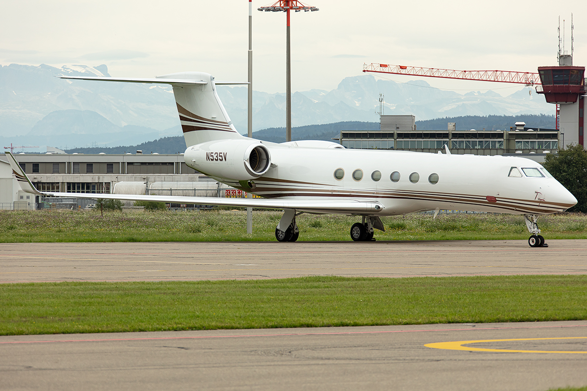 Private N535V, Gulfstream, G-V, 17.08.2019, ZRH, Zürich, Switzerland

