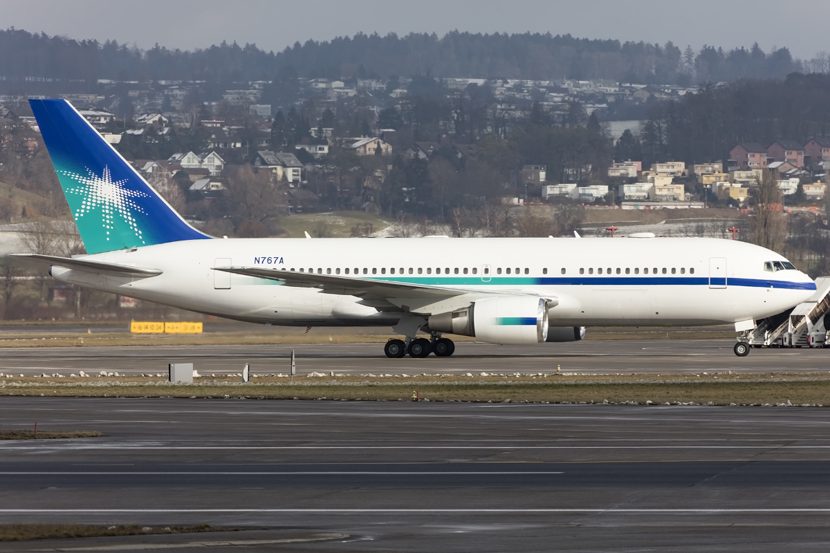 Private, N767A, Boeing, B767-2AX-ER, 23.01.2016, ZRH, Zürich, Switzerland 



