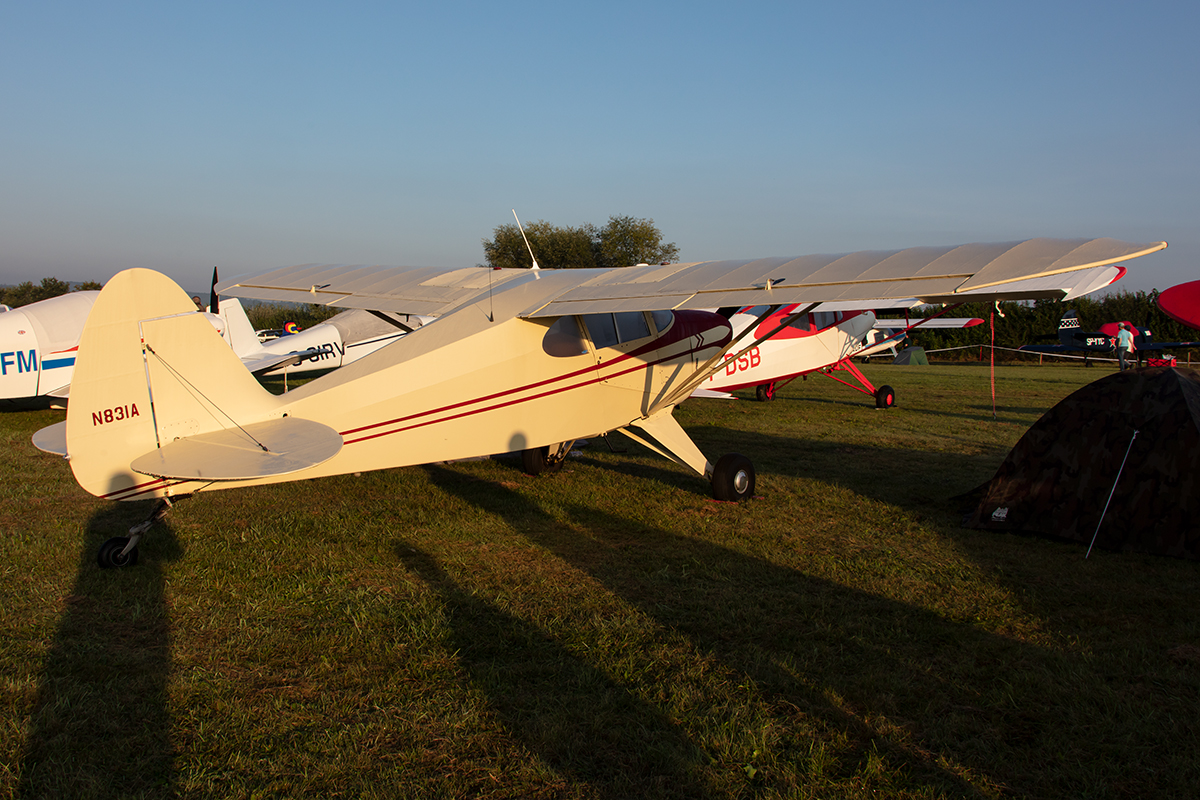 Private, N831A, Piper, PA-22-125 Tri Pacer, 15.09.2019, EDST, Hahnweide, Germany





