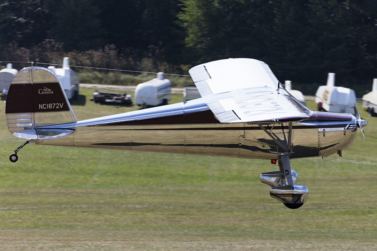 Private, NC1872V, Cessna, 140, 09.09.2016, EDST, Hahnweide, Germany




