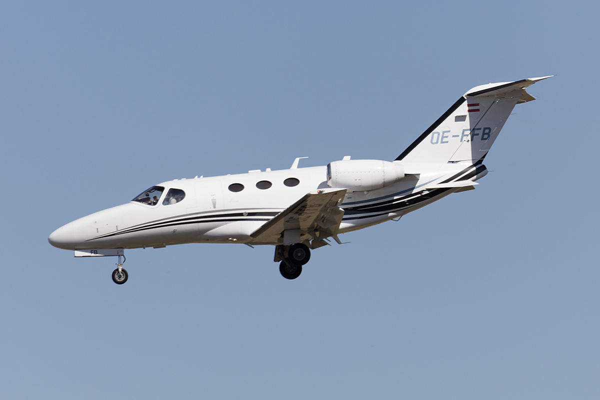 Private, OE-FFB, Cessna, 510 Citation Mustang, 13.09.2017, BCN, Barcelona, Spain


