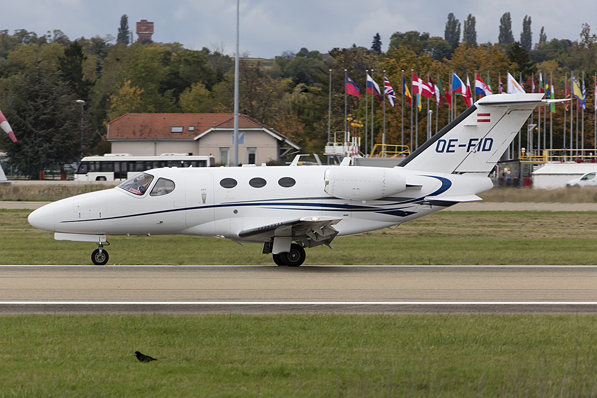 Private, OE-FID, Cessna, 510 Citation Mustang, 08.10.2017, SXB, Strasbourg, France 



