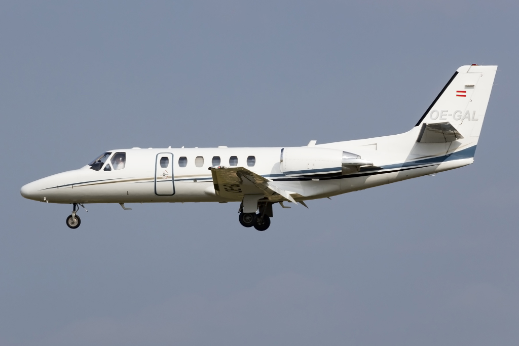 Private, OE-GAL, Cessna, 550B Citation Bravo, 26.09.2015, BCN, Barcelona, Spain 




