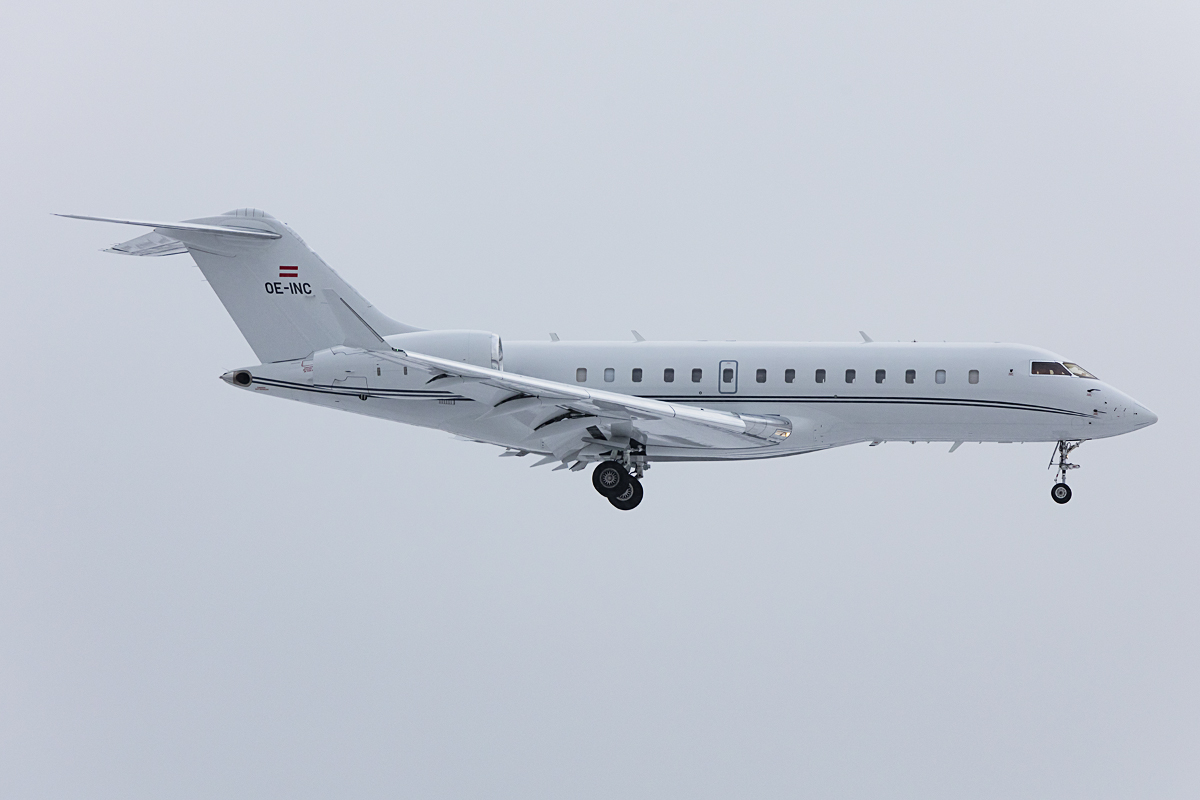 Private, OE-INC, Bombardier, BD-700-1A11 Globel 5000, 18.01.2017, ZRH, Zürich, Switzerland 


