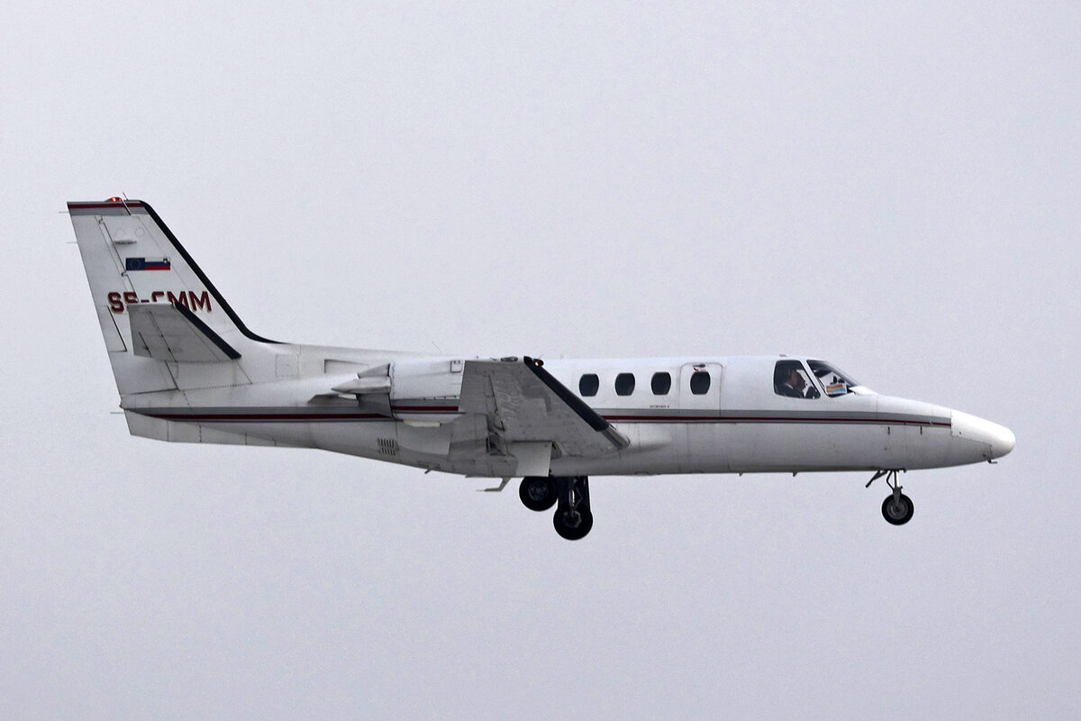 Private, S5-CMM, Cessna 501 Citation I/SP. msn: 501-0259/674, 14.Januar 2024, ZRH Zürich, Switzerland.