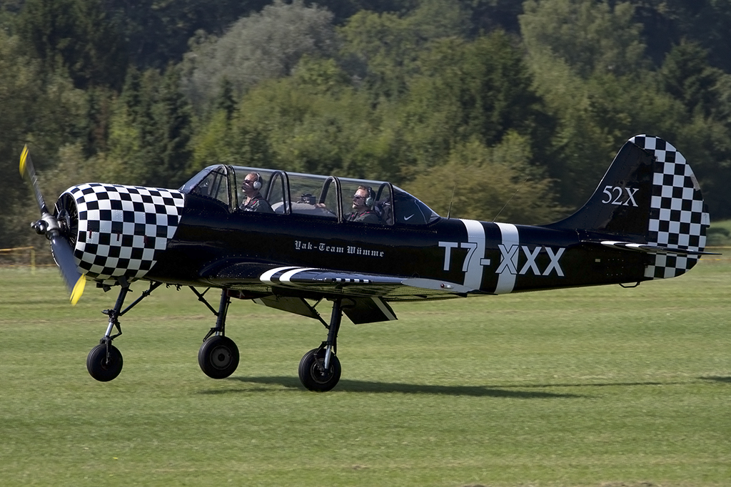 Private, T7-XXX, Yakovlev, 52, 06.09.2013, EDST, Hahnweide, Germany 




