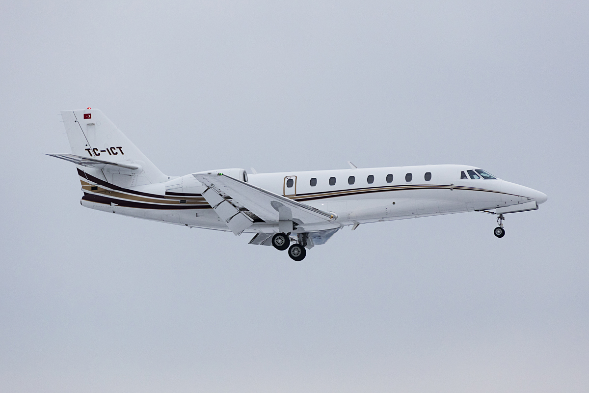 Private, TC-ICT, Cessna, 680 Citation Sovereign, 18.01.2017, ZRH, Zürich, Switzerland 



