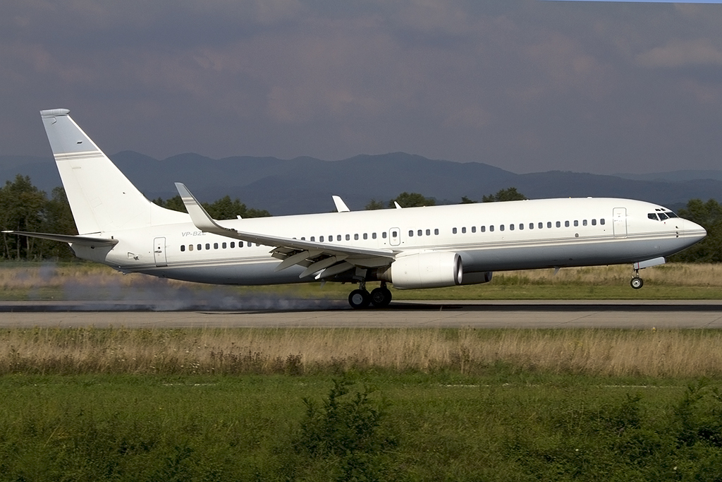 Private, VP-BZL, Boeing, B737-8DV-BBJ2, 30.08.2013, BSL, Basel, Switzerland 






