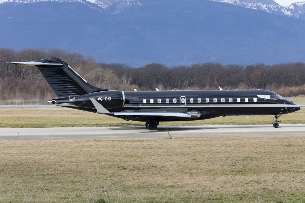 Private, VQ-BKI, Bombardier, BD-700-1A10 Global Express, 30.01.2016, GVA, Geneve, Switzerland 




